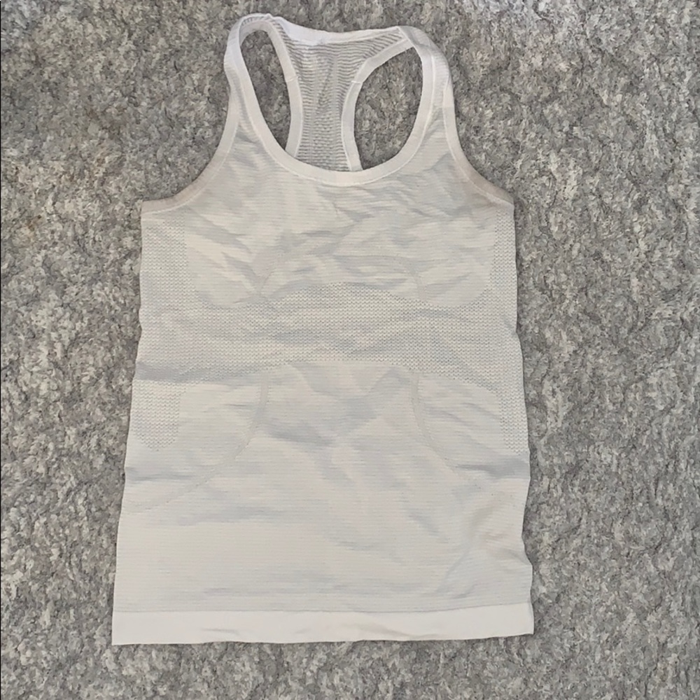 Lululemon white tank
